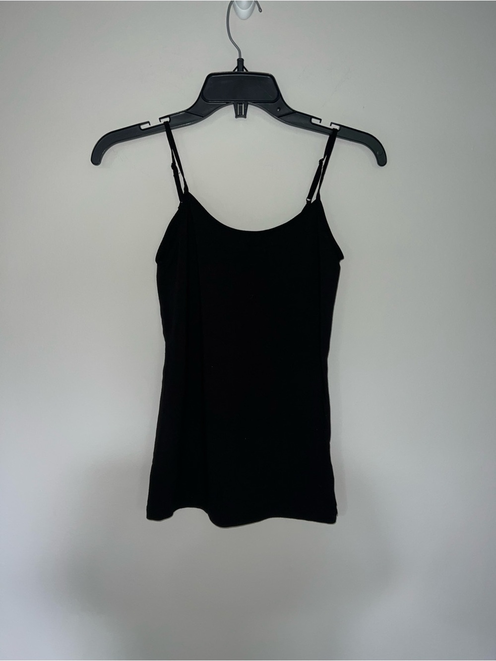 Black tank top spaghetti straps Time and Tru XS